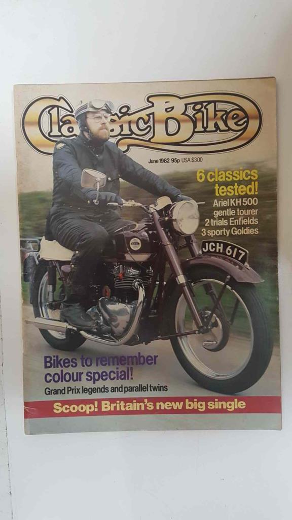 Revista, magazine: Classic Bike num 29, June 1982 - Portada Ariel KH500
