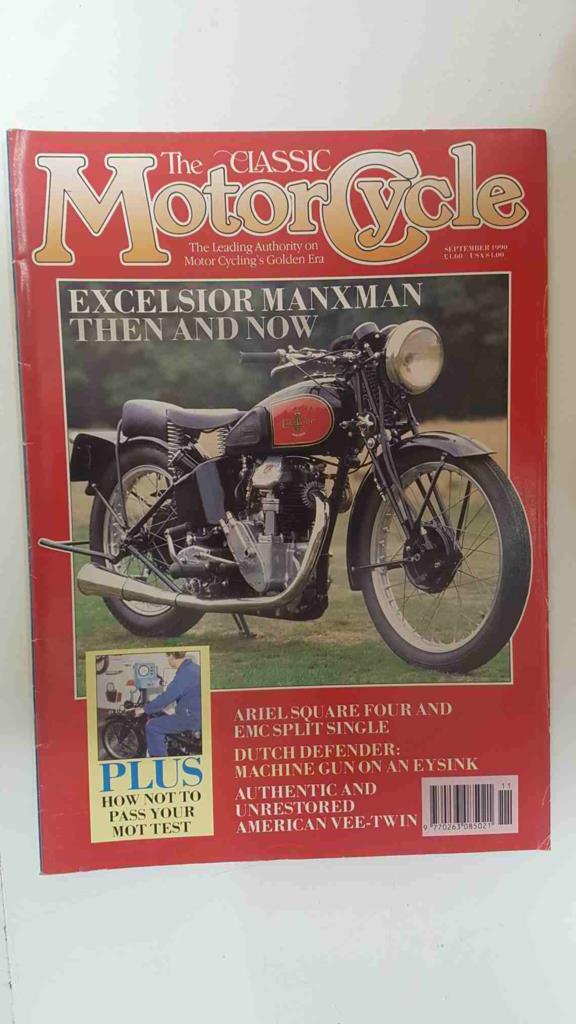 Revista: The Classic MotorCycle num 5, september 1990 - Excelsior Manxman then and now