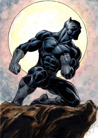 Poster DIN 4 numero 0821: serie Marvel: La Pantera Negra