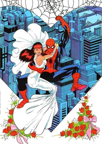 Poster DIN 4 numero 0829: serie Marvel: Spiderman y Mary Jane