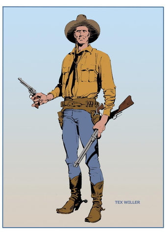 Poster DIN 4 numero 0832: serie Tex Willer: Tex Willer