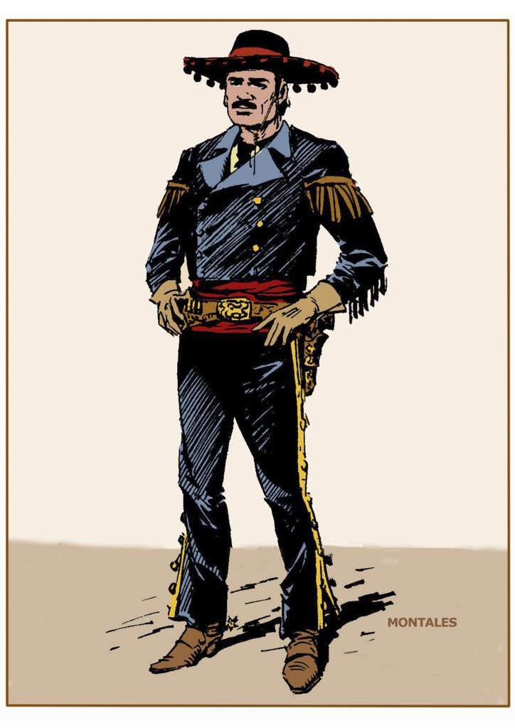 Poster DIN 4 numero 0835: serie Tex Willer: Montales