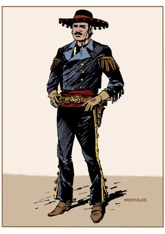 Poster DIN 4 numero 0835: serie Tex Willer: Montales