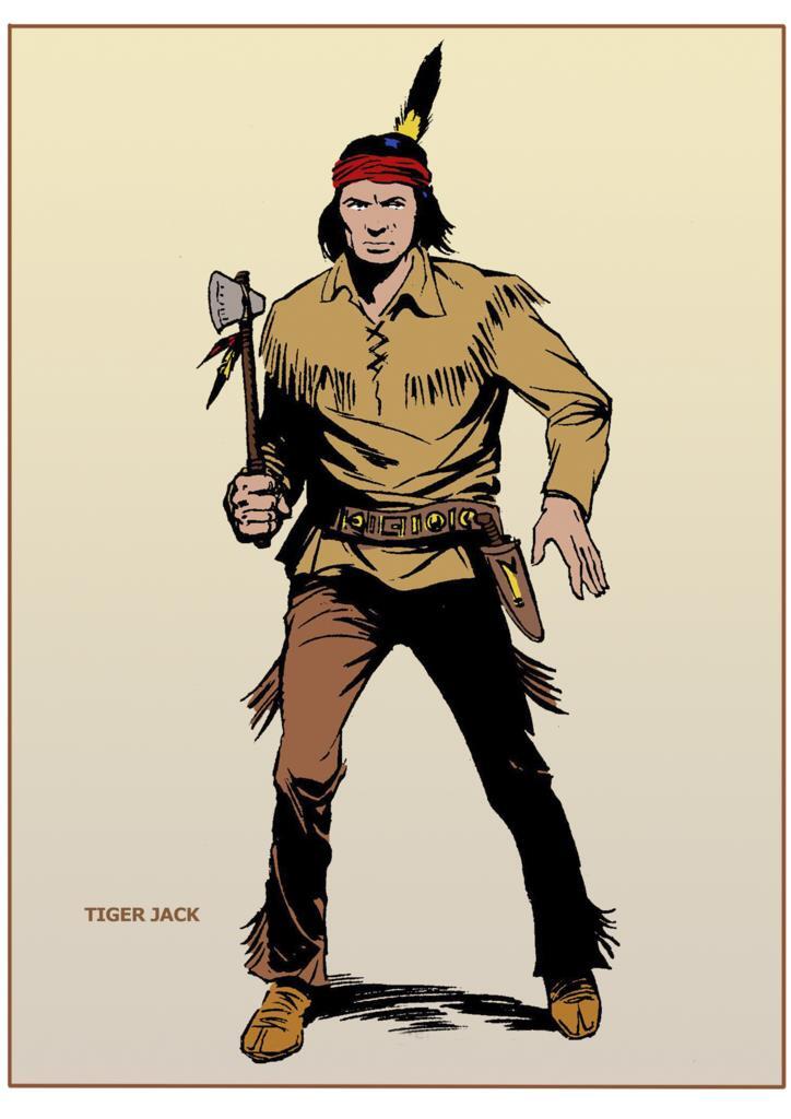 Poster DIN 4 numero 0836: serie Tex Willer: Tiger Jack