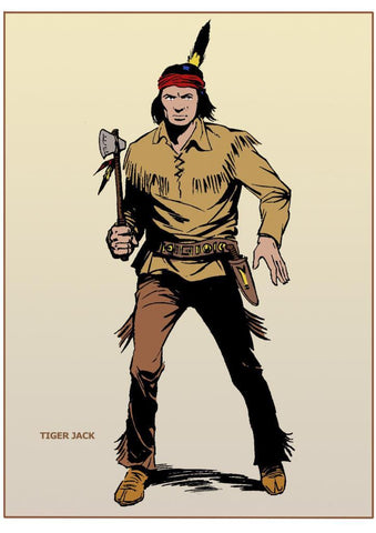 Poster DIN 4 numero 0836: serie Tex Willer: Tiger Jack