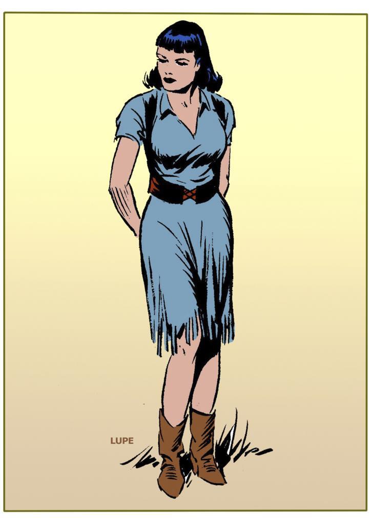 Poster DIN 4 numero 0837: serie Tex Willer: Lupe