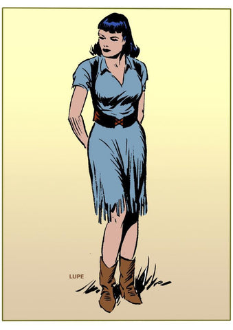Poster DIN 4 numero 0837: serie Tex Willer: Lupe