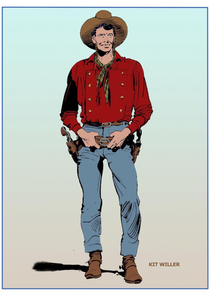 Poster DIN 4 numero 0839: serie Tex Willer: Kit Willer