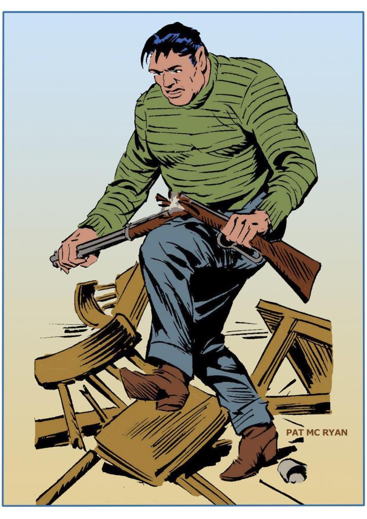 Poster DIN 4 numero 0841: serie Tex Willer: Pat Mc Ryan