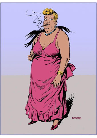 Poster DIN 4 numero 0844: serie Tex Willer: Bessie