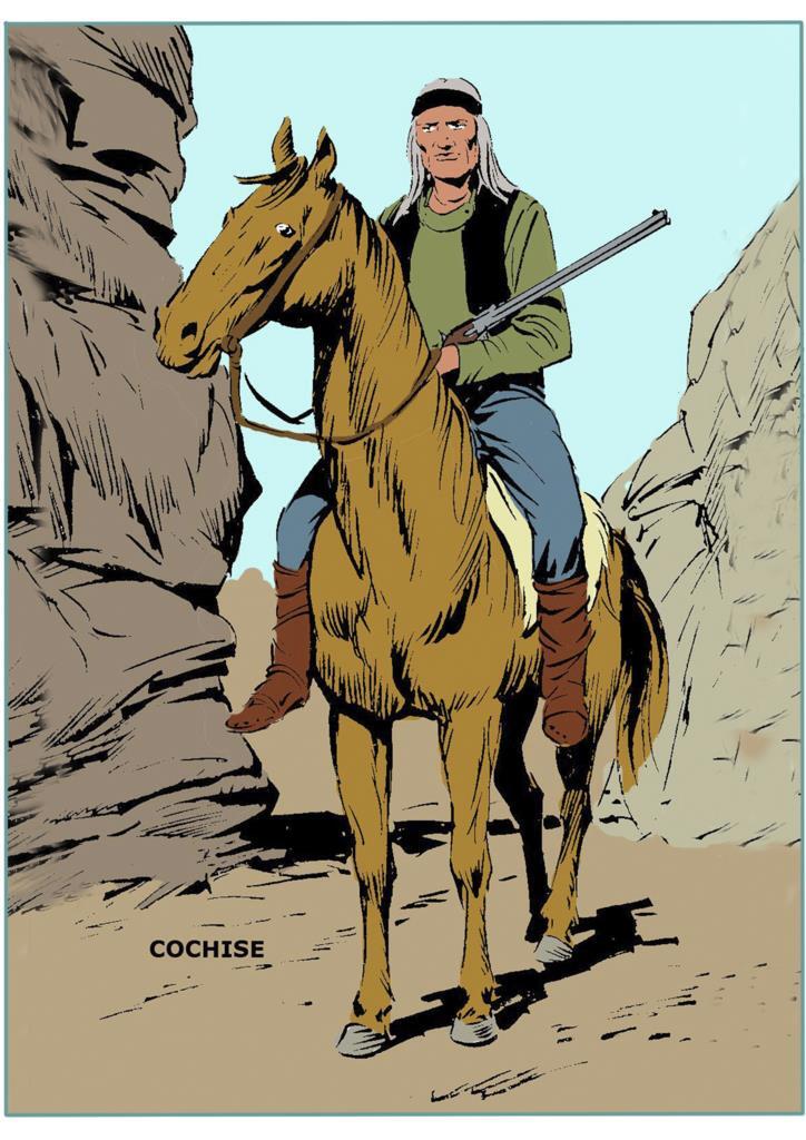 Poster DIN 4 numero 0845: serie Tex Willer: Cochise