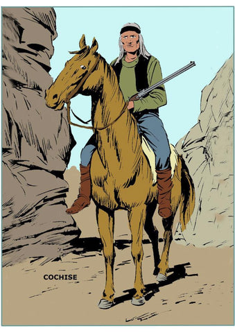 Poster DIN 4 numero 0845: serie Tex Willer: Cochise