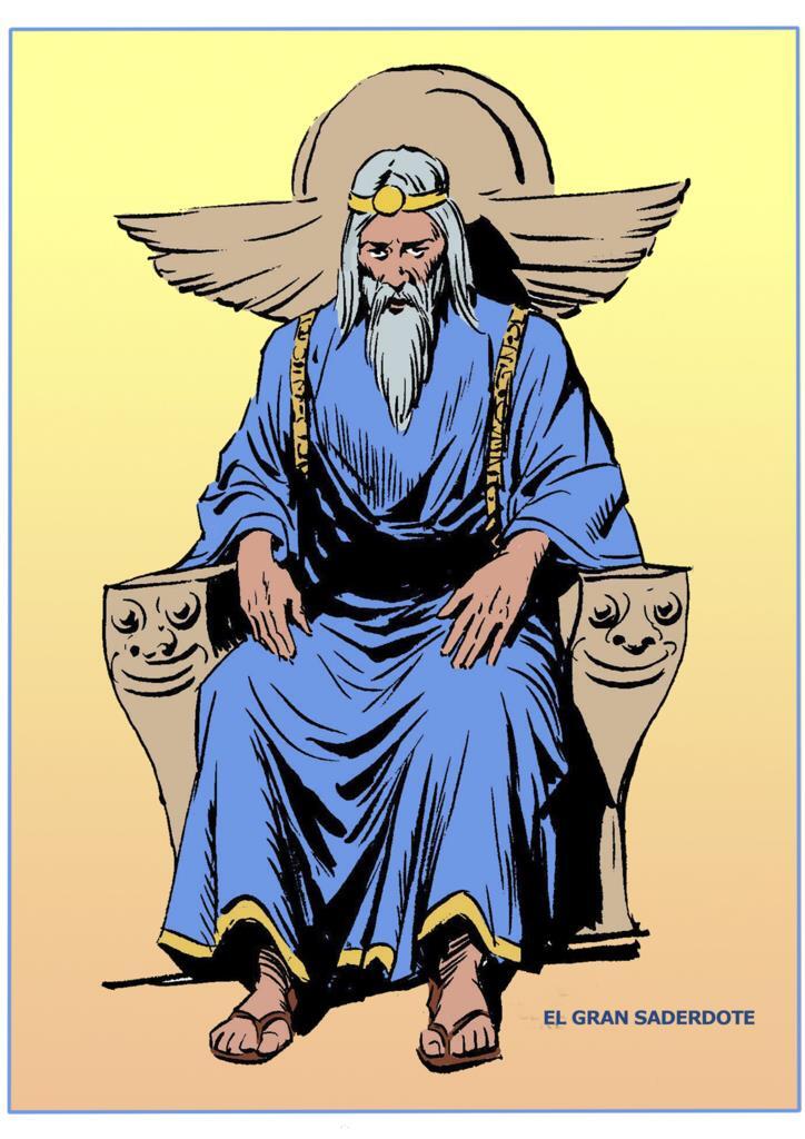 Poster DIN 4 numero 0848: serie Tex Willer: El Gran Sacerdote