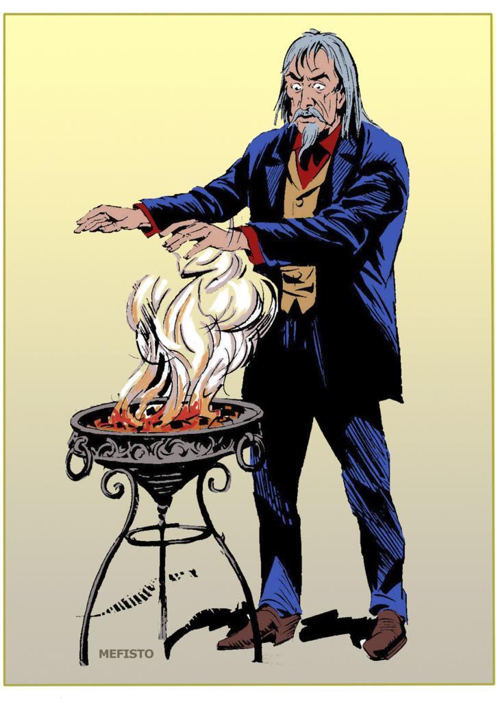 Poster DIN 4 numero 0853: serie Tex Willer: Mefisto