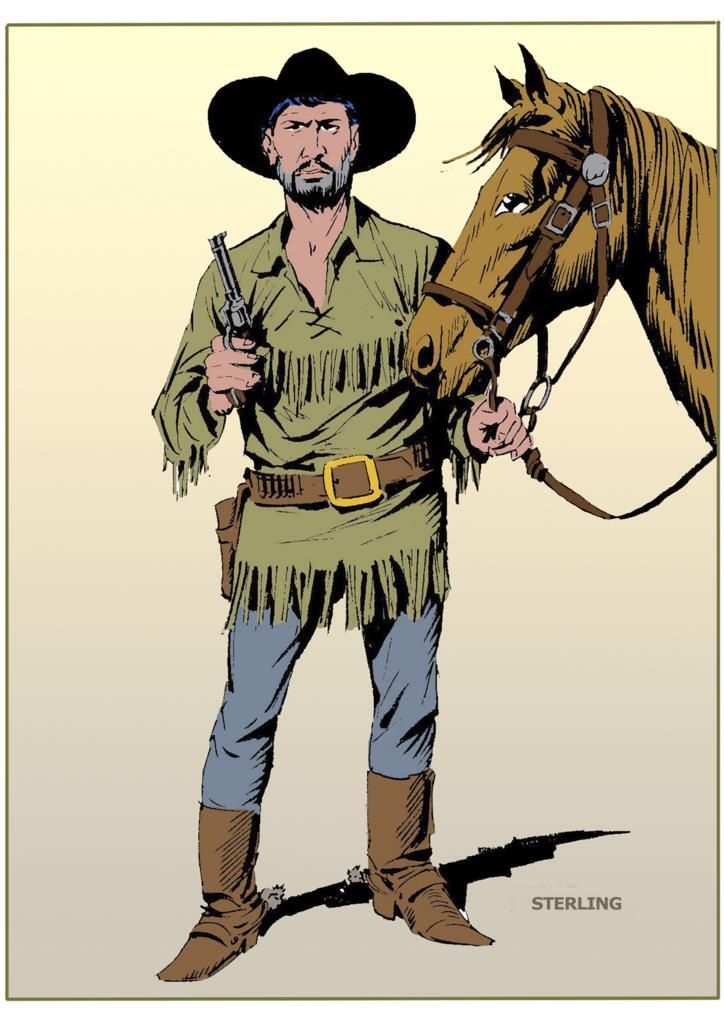 Poster DIN 4 numero 0854: serie Tex Willer: Sterling