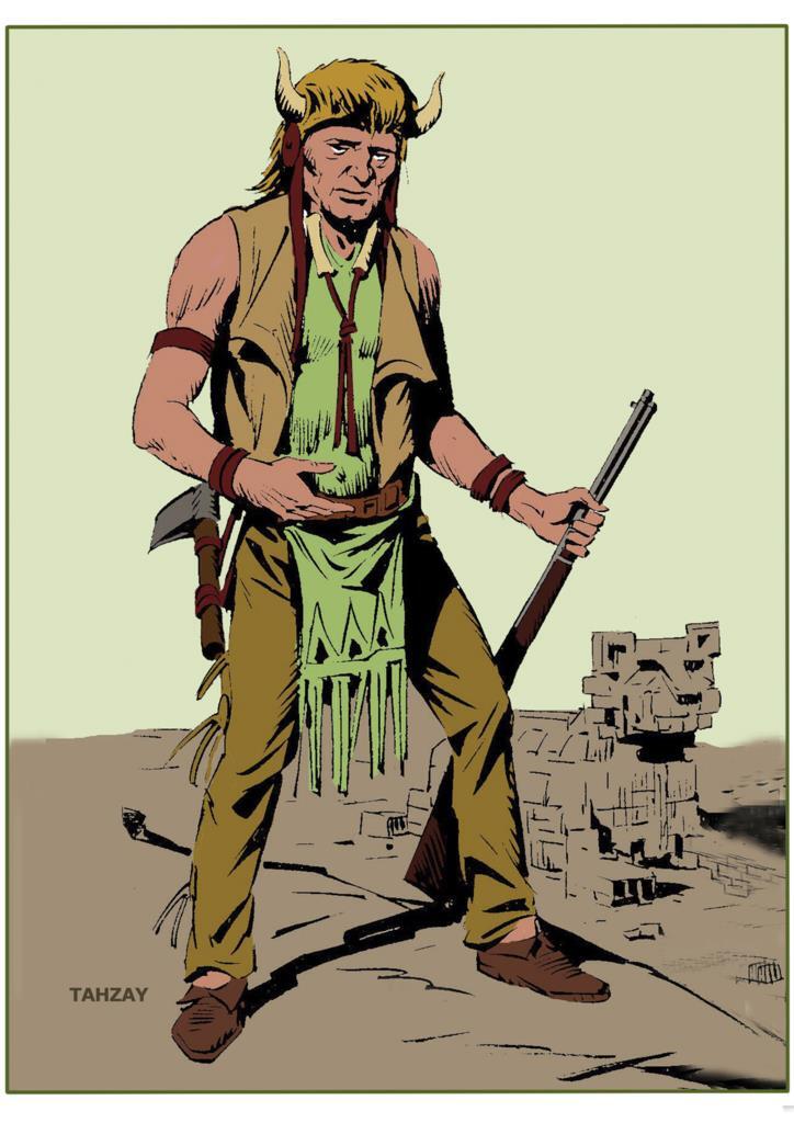 Poster DIN 4 numero 0855: serie Tex Willer: Tahzay