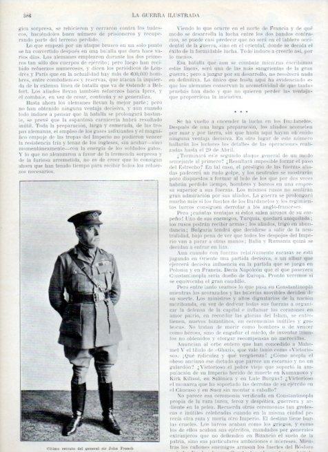 LAMINA V18052: Ultimo retrato del general sir John French