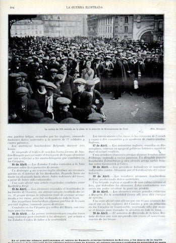 LAMINA V18050: Quinta de 1916 en la estacion de Montparnasse