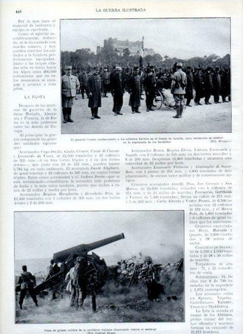 LAMINA V18081: General Cousin condecorando a soldados heridos