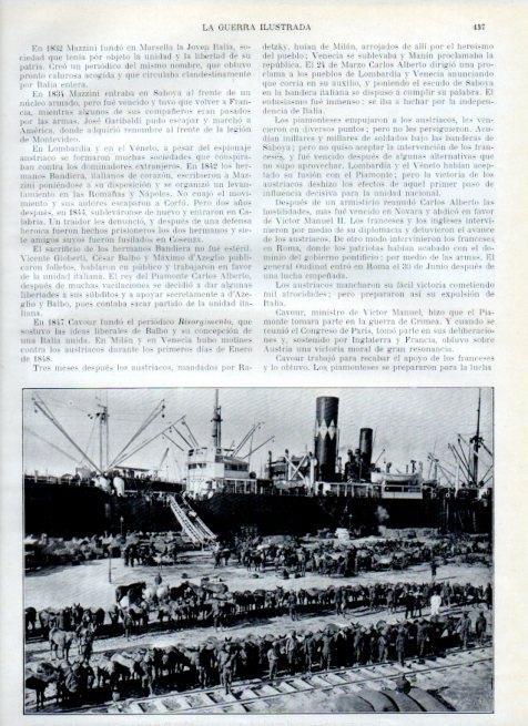 LAMINA V18079: Tropas anglo-indias embarcando ganado en el muelle de Alejandria