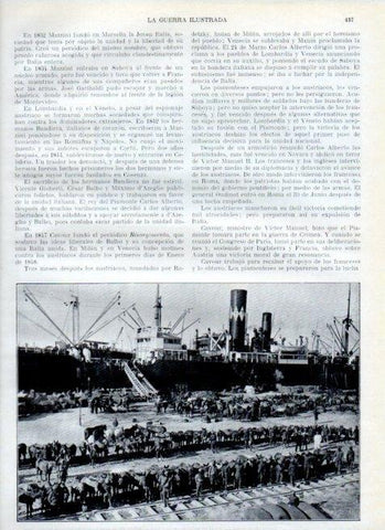 LAMINA V18079: Tropas anglo-indias embarcando ganado en el muelle de Alejandria