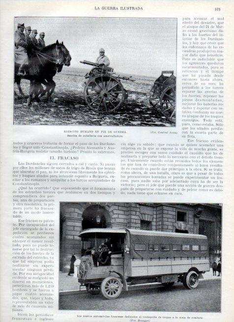 LAMINA V18047: Seccion de caballeria rumano con ametralladora