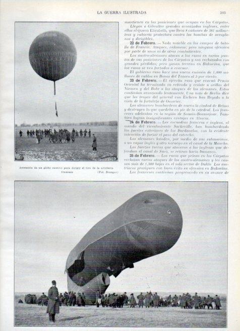 LAMINA V18013: Tropas francesas elevando un globo cometa