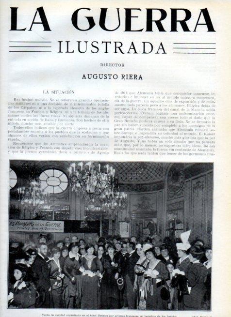 LAMINA V18045: Venta de caridad en el Hotel Heurice por artistas franceses