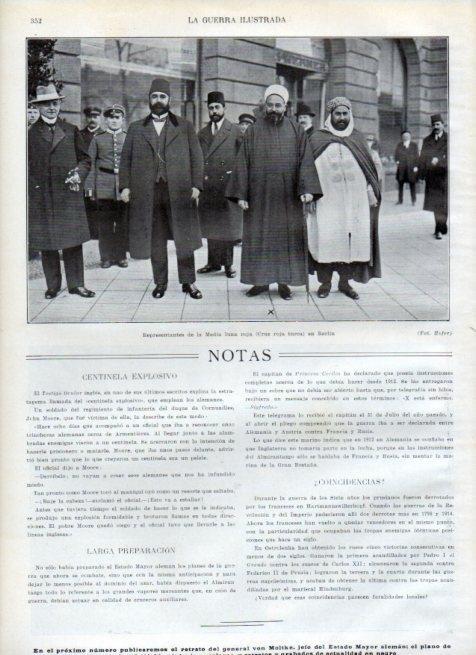 LAMINA V18036: Representantes de la Media luna roja en Berlin