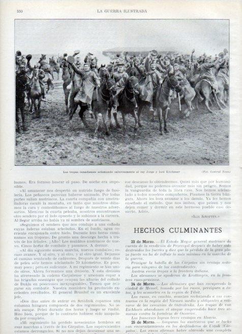 LAMINA V18035: Tropas canadienses aclamando al rey Jorge