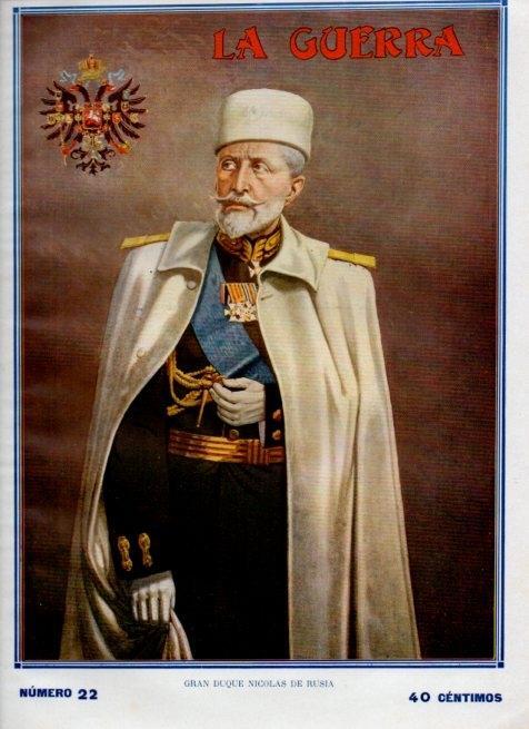 LAMINA V18030: Gran Duque Nicolas de Rusia