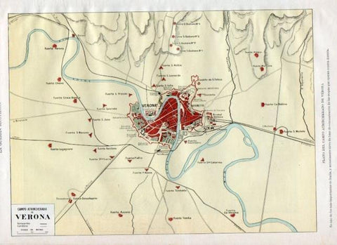 LAMINA V18142: Plano del campo atrincherado de Verona