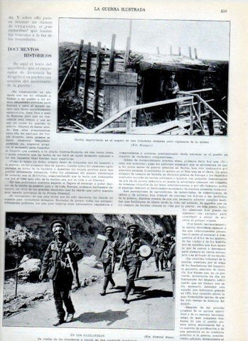 LAMINA V18136: Garita en una trinchera alemana