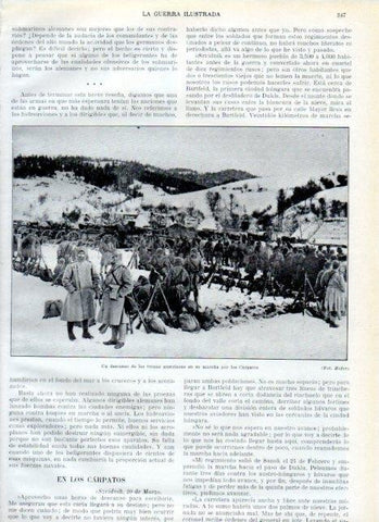 LAMINA V18147: Tropas austriacas descansando en los Carpatos
