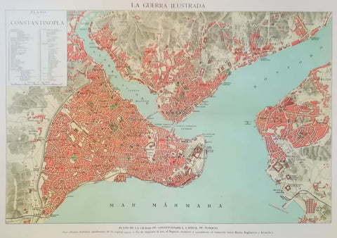 LAMINA V18162: Plano de Constantinopla