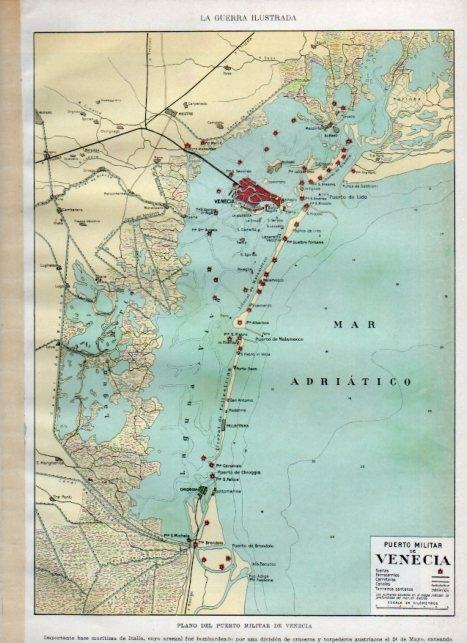 LAMINA V18157: Plano del puerto militar de Venecia