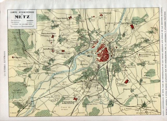 LAMINA V18152: Plano del campo atrincherado de Metz