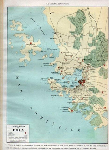 LAMINA V18151: Plano del puerto militar de Pola