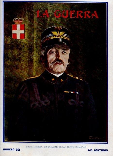 LAMINA V18106: Conde Cadorna Generalisimo de las tropas italianas