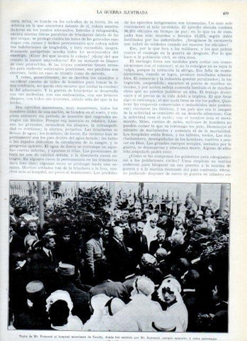 LAMINA V18108: Mr. Poincaree visitando hospital musulman de Neuilly
