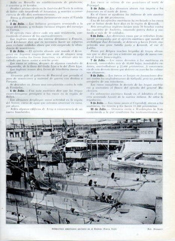 LAMINA V18112: Submarinos americanos anclados en el rio Hudson