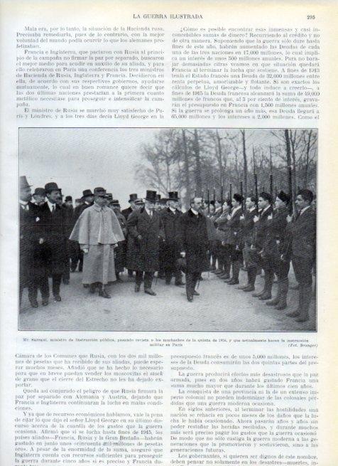 LAMINA V18009: Mr Sarraut pasa revista a los muchachos de la quinta del 1916