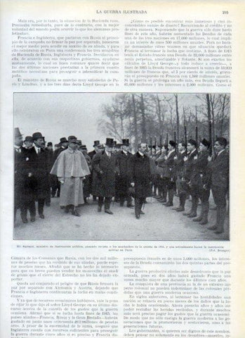 LAMINA V18009: Mr Sarraut pasa revista a los muchachos de la quinta del 1916