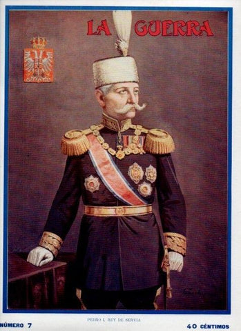 LAMINA V17905: Pedro I rey de Servia