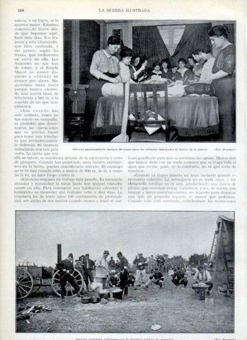LAMINA V17917: Cocinas portatiles utilizadas por la Sanidad militar