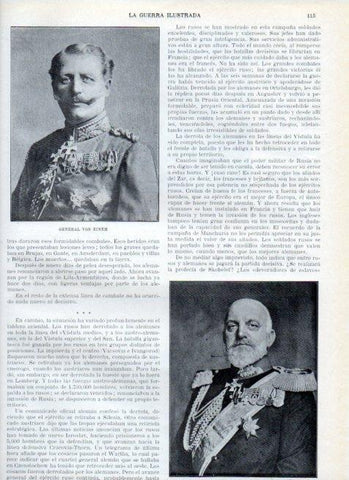 LAMINA V17916: General Von Einem y General Von Heeringen