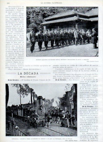 LAMINA V17912: Militares belgas a su paso por Maldegem en Belgica