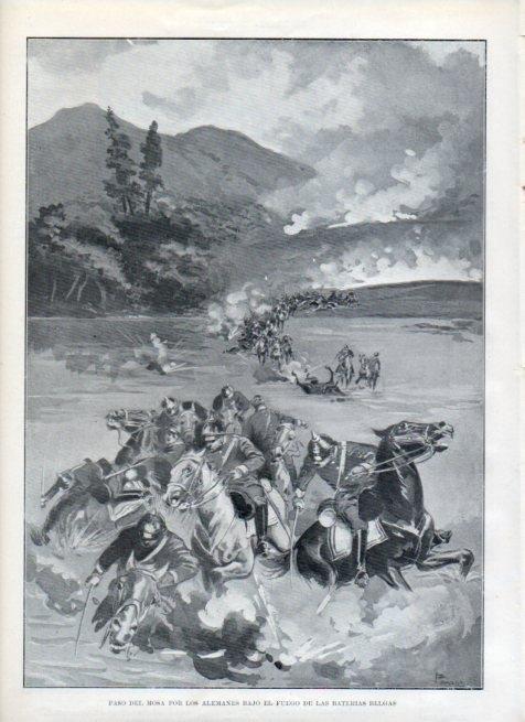 LAMINA V17865: Paso del Mosa por los alemanes