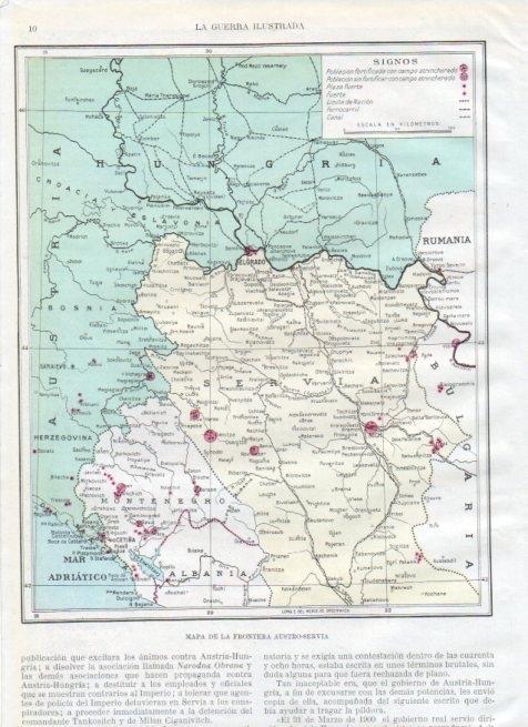 LAMINA V17858: Mapa de la frontera Austro-Servia
