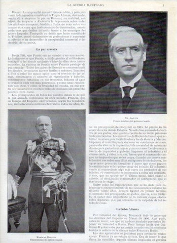 LAMINA V17855: Mariscal Roberts y Mr. Asquith